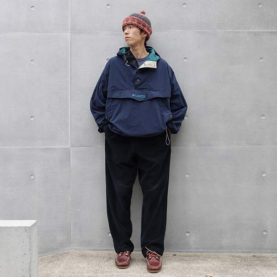 90s コロンビア　コットンウッドプルオーバー アノラック　Colombia 90s Columbia コロンビア Cotton Wood Pullover ボタンフロント
