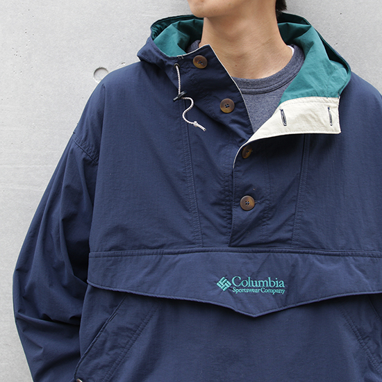 80-90's コロンビア Cotton Wood アノラック 90S COLUMBIA COTTON WOOD PULLOVER ANORAKPARKA【XL】 | drop by