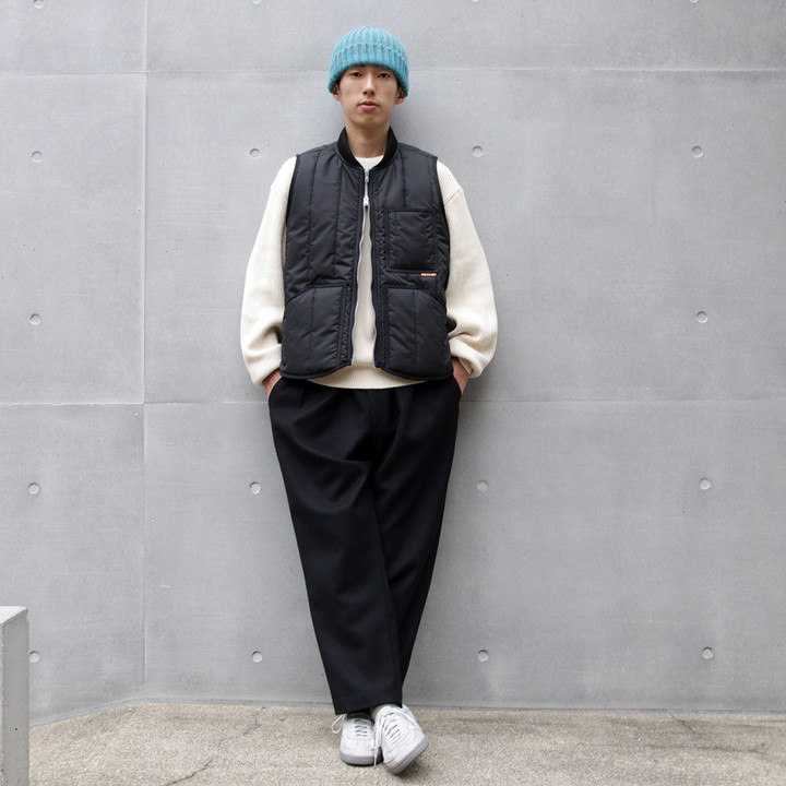 BLOG-PROPS-STORE : OG Quilted Vest/Fake Suede(Amx)